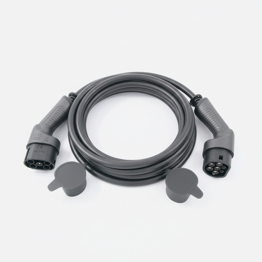 Câble de recharge Type 2 / Type 2 fabriqué en France - 2,3 à 7,4kW