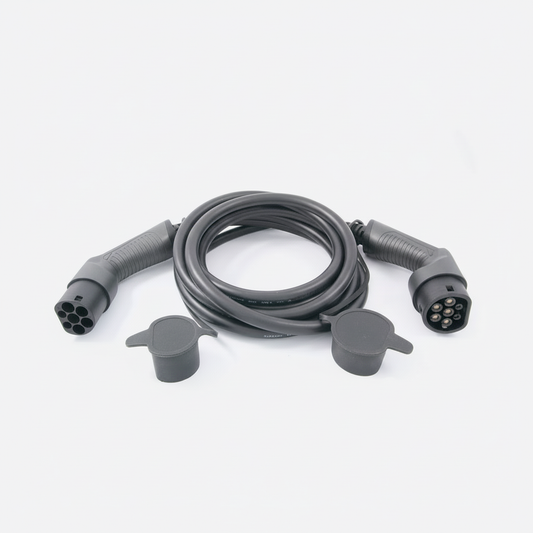Câble de recharge Type 2 / Type 2 fabriqué en France - 2,3 à 7,4kW